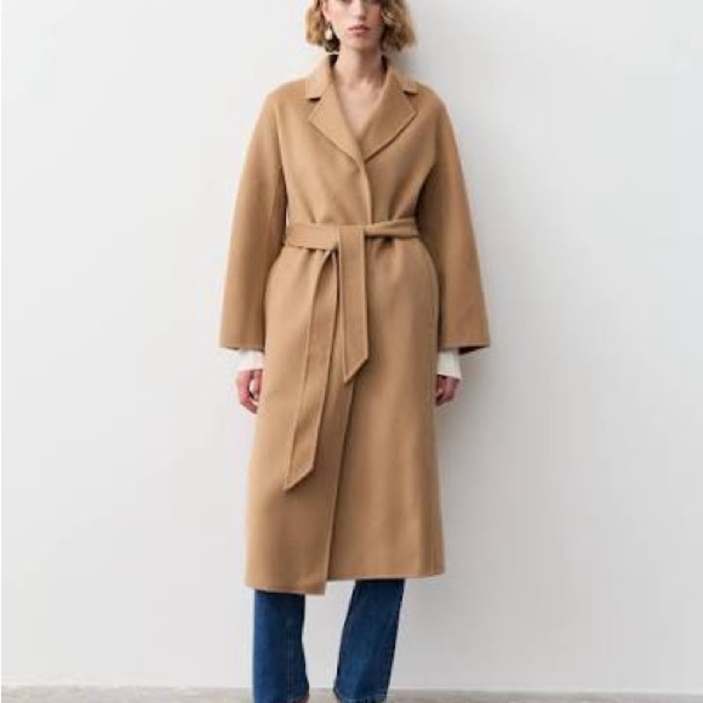 The Curated Classic Coat Camel NWT Size XS
